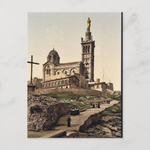 Notre Dame de la Garde I, Marseille, Frankreich Postkarte