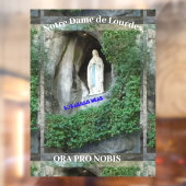 Notre Dame de Lourdes Fensteraufkleber (Blatt 2)