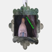 Notre Dame de Lourdes Ornament Karte (Linke Ecke)
