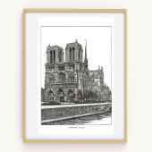 Notre Dame de Paris 12"x16" Poster