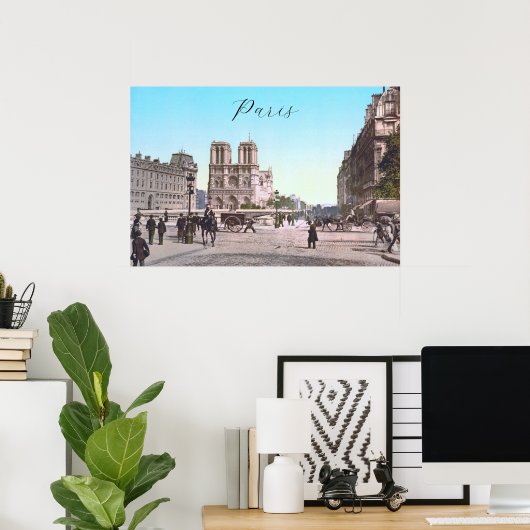 Notre-Dame de Paris (1890) Poster (Heimbüro)