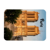 Notre Dame de Paris at Golden Hour - Paris, Frankr Magnet (Horizontal)