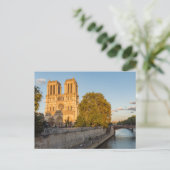 Notre Dame de Paris at Golden Hour - Paris, Frankr Postkarte (Stehend Vorderseite)