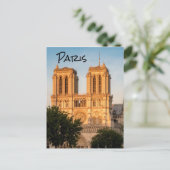 Notre Dame de Paris at Golden Hour - Paris, Frankr Postkarte (Stehend Vorderseite)