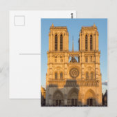 Notre Dame de Paris at Golden Hour - Paris, Frankr Postkarte (Vorne/Hinten)
