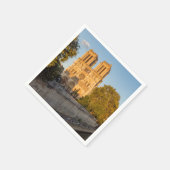 Notre Dame de Paris at Golden Hour - Paris, Frankr Serviette (Ecke)