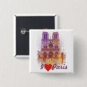 Notre Dame de Paris Button (Vorne & Hinten)