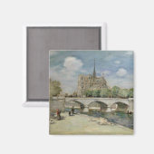 Notre Dame de Paris, c.1900 Magnet (Vorderseite/Rückseite)