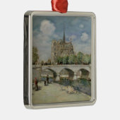 Notre Dame de Paris, c.1900 Silbernes Ornament (Rechts)