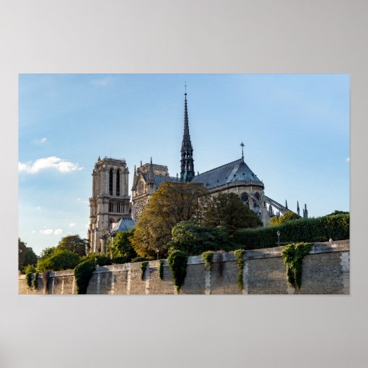 Notre Dame de Paris Cathedral - Frankreich Poster (Vorne)