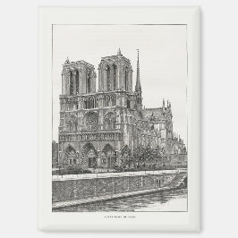 Notre Dame de Paris Cathedral Magnet