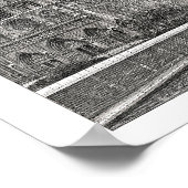 Notre Dame de Paris Cathedral Poster (Ecke)