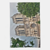 Notre-Dame de Paris Foto Geschirrtuch (Vertikal)