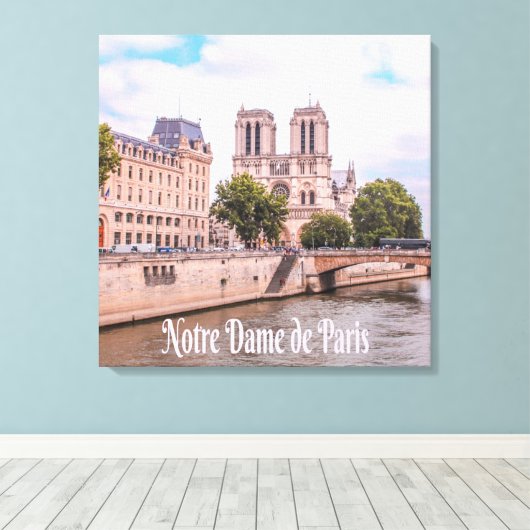Notre Dame de Paris Frankreich Katholische Kathedr Leinwanddruck (Insitu (Holzboden))