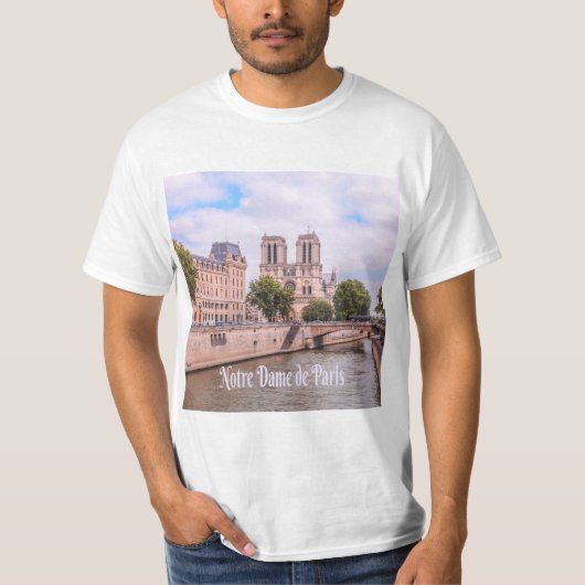 Notre Dame de Paris Frankreich Katholische Kathedr T-Shirt (Vorderseite)