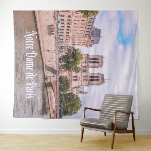 Notre Dame de Paris Frankreich Katholische Kathedr Wandteppich (Beispiel (Horizontal))
