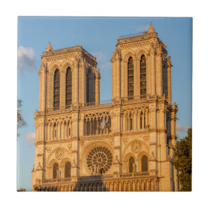 Notre Dame de Paris in der goldenen Stunde - Paris Fliese