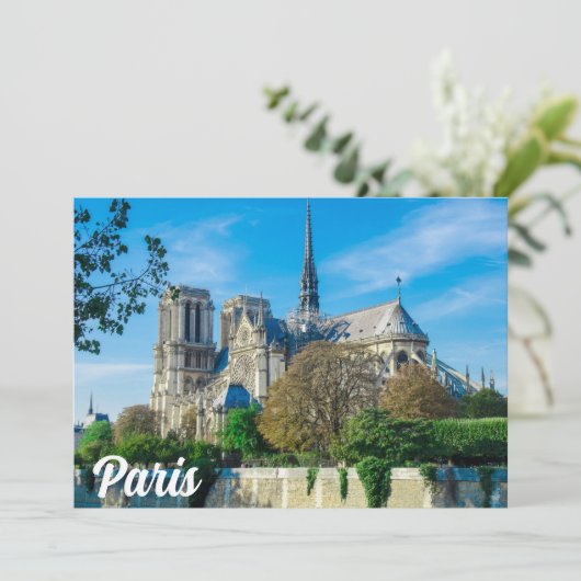 Notre Dame de Paris in Frankreich (Stehend Vorderseite)