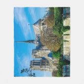 Notre Dame de Paris in Frankreich Fleecedecke (Vorderseite)
