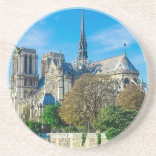 Notre Dame de Paris in Frankreich Getränkeuntersetzer