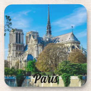 Notre Dame de Paris in Frankreich Getränkeuntersetzer