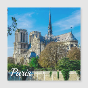 Notre Dame de Paris in Frankreich Magnetkarte