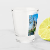 Notre Dame de Paris in Frankreich Schnapsglas (Links)