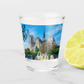 Notre Dame de Paris in Frankreich Schnapsglas (Vorderseite)