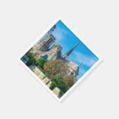 Notre Dame de Paris in Frankreich Serviette (Ecke)
