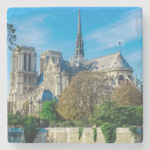 Notre Dame de Paris in Frankreich Steinuntersetzer