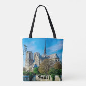 Notre Dame de Paris in Frankreich Tasche (Rückseite)