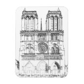 Notre Dame de Paris Magnet (Vertikal)