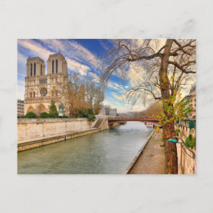 Notre-Dame de Paris Mittelalterliche Kathedrale Fr Postkarte