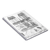 Notre Dame de Paris Notizblock (Rechte Seite)