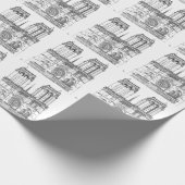 Notre Dame de Paris - Paris, Frankreich Geschenkpapier (Ecke)