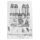 Notre Dame de Paris - Paris, Frankreich Mittlere Geschenktüte (Vorderseite)