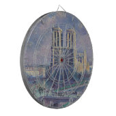 Notre-Dame de Paris (Pariser Dom, Frankreich) Dartscheibe (Vorderseite Links)