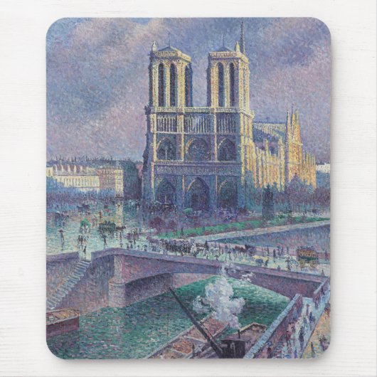 Notre-Dame de Paris (Pariser Dom, Frankreich) Mousepad (Vorne)