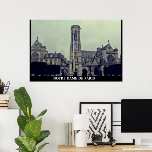 NOTRE DAME DE PARIS Poster (Heimbüro)