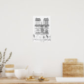 Notre Dame de Paris Poster (Küche)