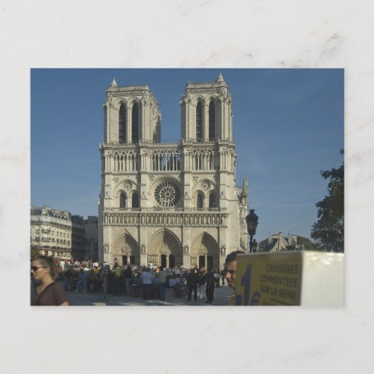 Notre-Dame de Paris Postkarte (Vorderseite)