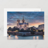 Notre-Dame de Paris Postkarte (Vorne/Hinten)
