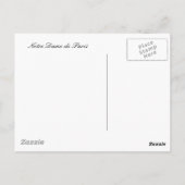 Notre Dame de Paris Postkarte (Rückseite)