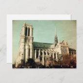 Notre Dame de Paris Postkarte (Vorne/Hinten)