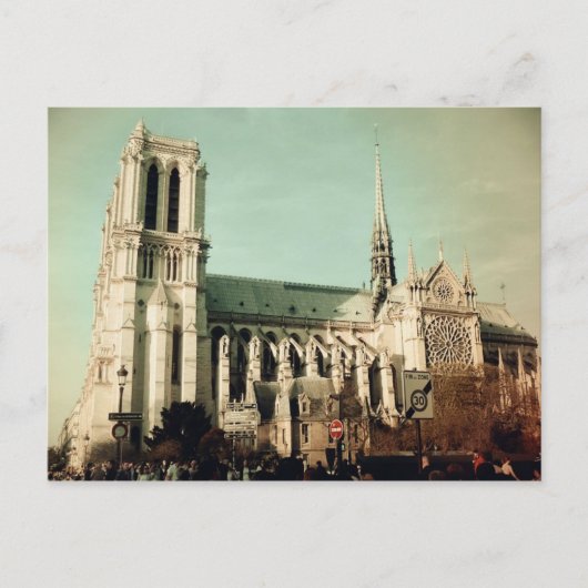 Notre Dame de Paris Postkarte (Vorderseite)