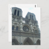 Notre Dame de Paris Postkarte (Vorne/Hinten)