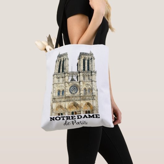 Notre-Dame de Paris Souvenir Frankreich Kathedrale Tasche (Von Nahem)