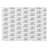 Notre Dame de Paris Tischdecke (Vorderseite (Horizontal))