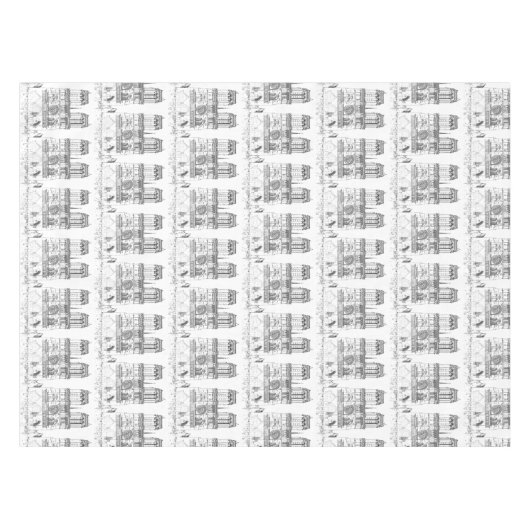 Notre Dame de Paris Tischdecke (Vorderseite (Horizontal))