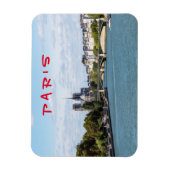 Notre Dame de Paris und Seine - Frankreich Magnet (Vertikal)